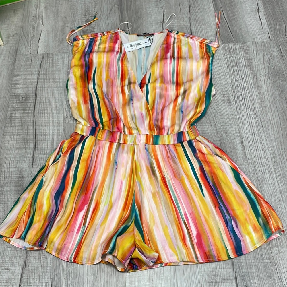 Dynamite Watercolor Romper